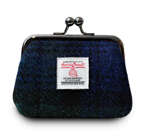 Harris Tweed portemonnee Black Watch