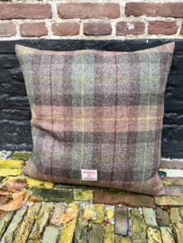 Harris Tweed Engels Bruin/Beige/Mosgroen/Lichtgeel