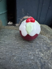 Christmas pudding van keramiek