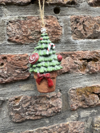 Kerstboompje met snoepjes