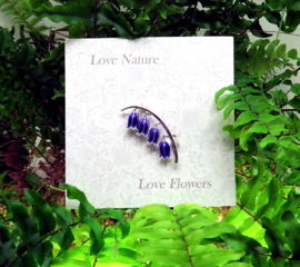 Bluebell broche