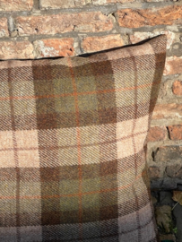 Harris Tweed Bruin en Groen geruit