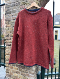 A469 Round Stone Sweater in Copper Marl