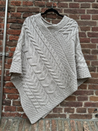 Dames Poncho Beige