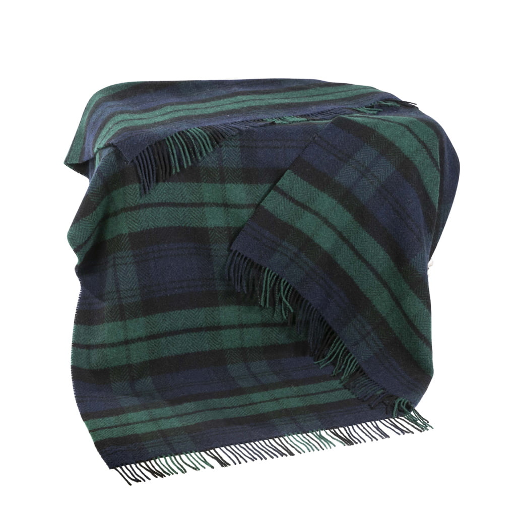 Merino/Cashmere Black Watch plaid