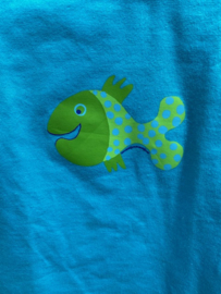 Baby T-shirt Stip Turquoise