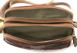 Vintage Union Jack Double zip Camera Bag