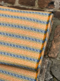 2. Fair Isle deken Blauw/Lichtgroen & Geel