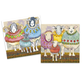 Mini cardpack Sheeps in Sweaters