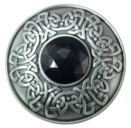 Keltische broche met steen Zilver