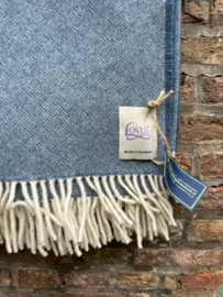 Plaid Snug Rug Licht Staalblauw