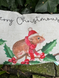 Merry ChristMouse Kerstkussen