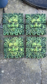 Kleine vierkante Green Man