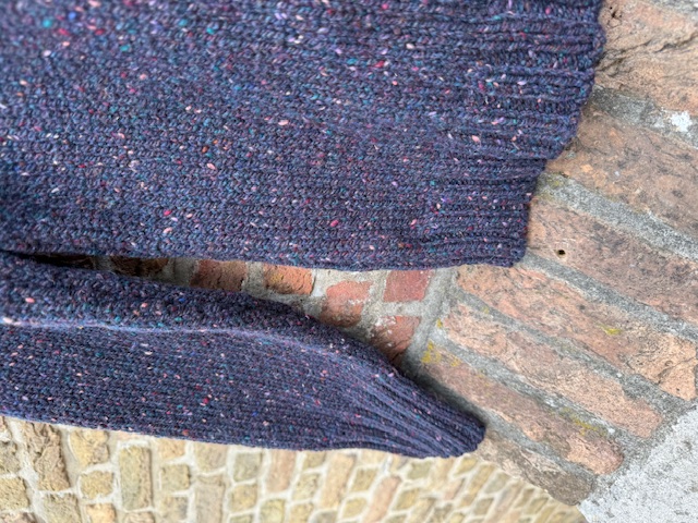 FSS72M Polo Neck Sweater Seabed