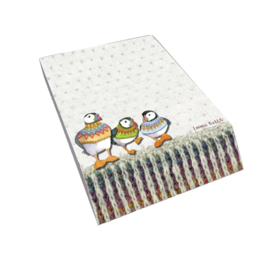 Emma Ball notitieblok Woolly Puffins