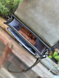 The Mini Satchel Chestnut Herringbone