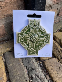 Keltisch Hangend kruis Groen