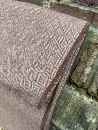 Plaid Basket Weave Bruin