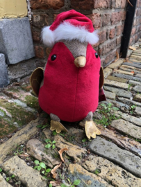 Kerst Roodborstje deurstopper