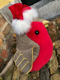 Kerst Roodborstje deurstopper