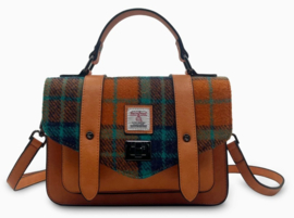 The Mini Satchel Oranje/Bruine ruit