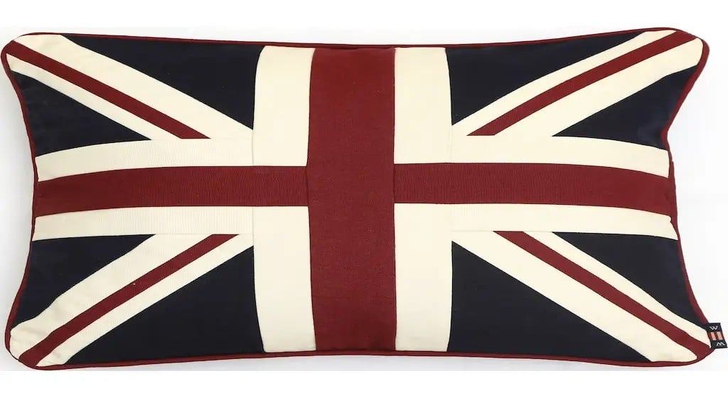 Union Jack vintage kussen XXXL langwerpig
