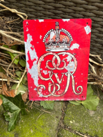 Metal Sign George V Royal