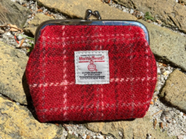 Harris Tweed portemonnee Red check