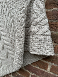 Dames Poncho Beige