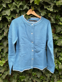 A512 Killiney Cashmere Damesvest Azure