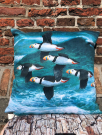 Vliegende Puffins
