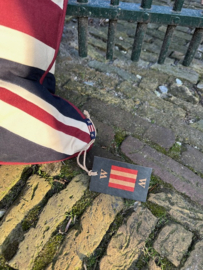 Vintage Union Flag kussen vierkant