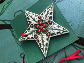Kerstster van keramiek