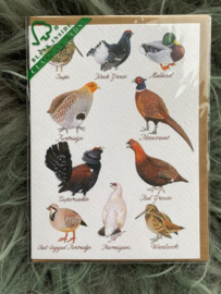 Kaart CC215 Game Birds