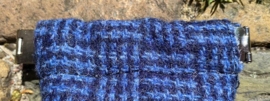 Harris Tweed Bril etui Blue Basket Weave