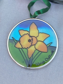 Glas-in-lood Welsh Daffodil