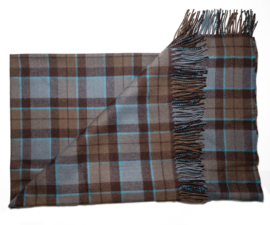 MacKenzie Leoch tartan lambswool deken