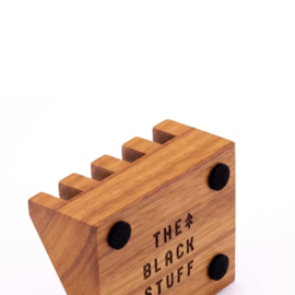 Diagonal Teak Soap Dish