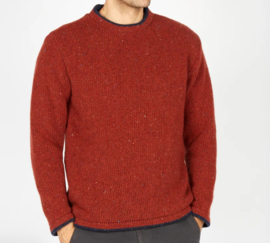 A469 Round Stone Sweater in Copper Marl