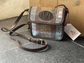 Thistlebag "Poppy" in Hunting MacLeod stof van Harris Tweed