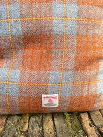 Harris Tweed Engels Rood/Lichtblauw/Geel