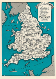MP01 Kaart van Engeland & Wales 1930