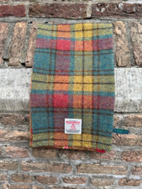 Harris Tweed Sjaal Herfstruit met bloemetjesvoering