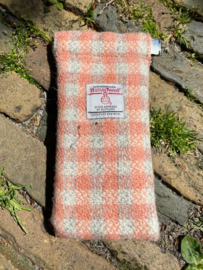 Harris Tweed Bril etui Coral Gingham