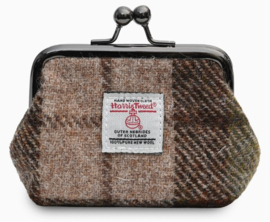 Harris Tweed portemonnee Chestnut tartan