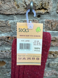 Connemara Country sokken 42-46 Rood
