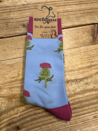 Soctopus Thistle sokken Light Blue 37-42