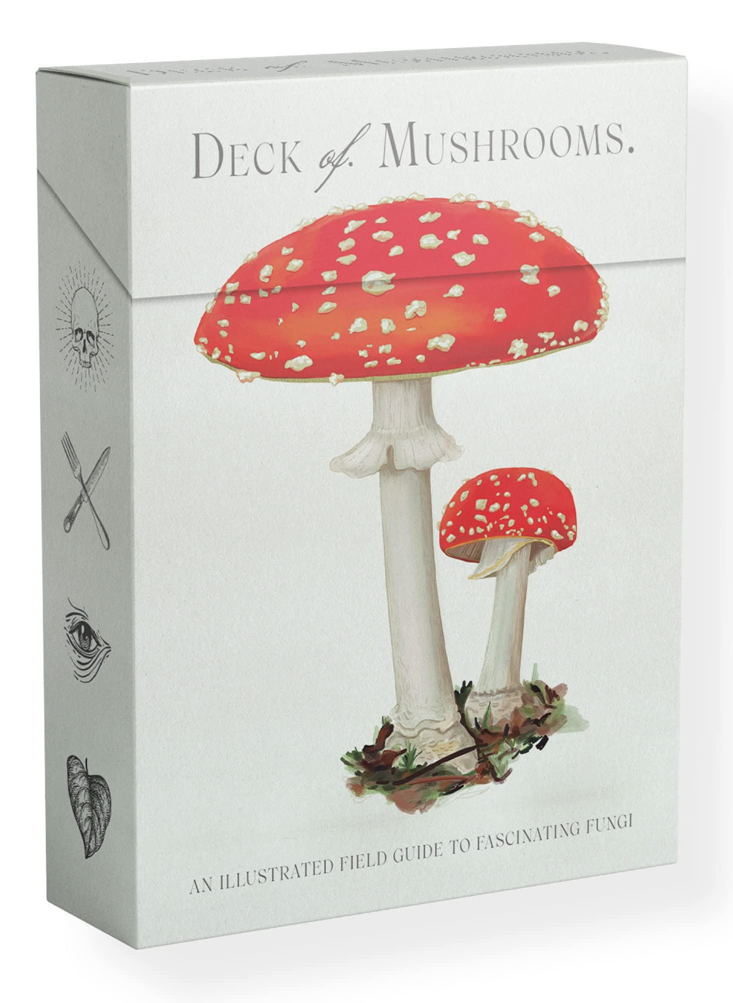 Deck of Mushrooms; an illustrated field guide