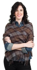 Outlander Lallybroch Tartan Lamswollen Stole (Sjaal)