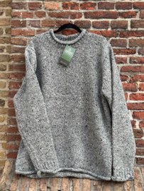 R193  Herentrui met rolrand kraag Silver